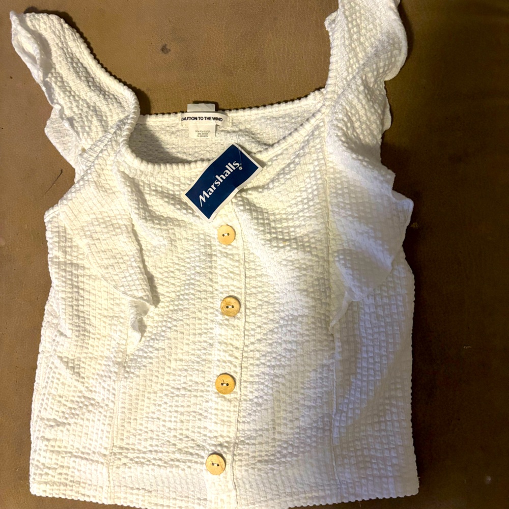 NWT caution to the wind tank size M